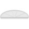 Ekena Millwork Elliptical 4 Spoke Architectural Grade PVC Combination Pediment, 84"W x 27-7/8"H x 2-3/4"P PEDPC084X280ELL04 - alternate 3